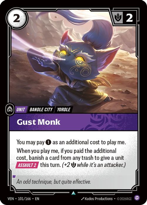101/166 U Gust Monk