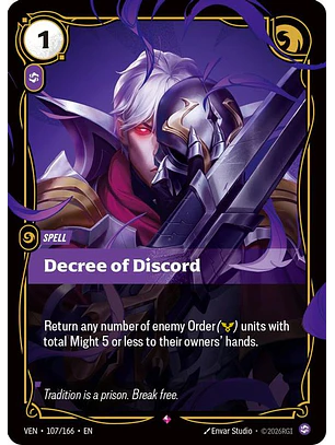 107/166 R Decree of Discord