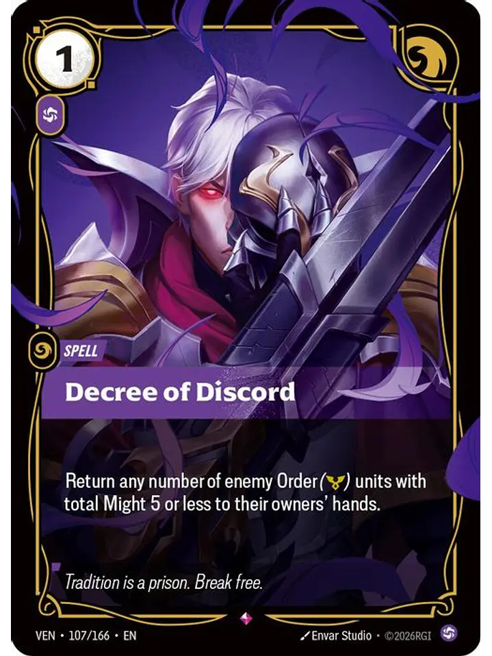 107/166 R Decree of Discord 1