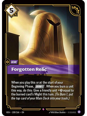 108/166 R Forgotten Relic