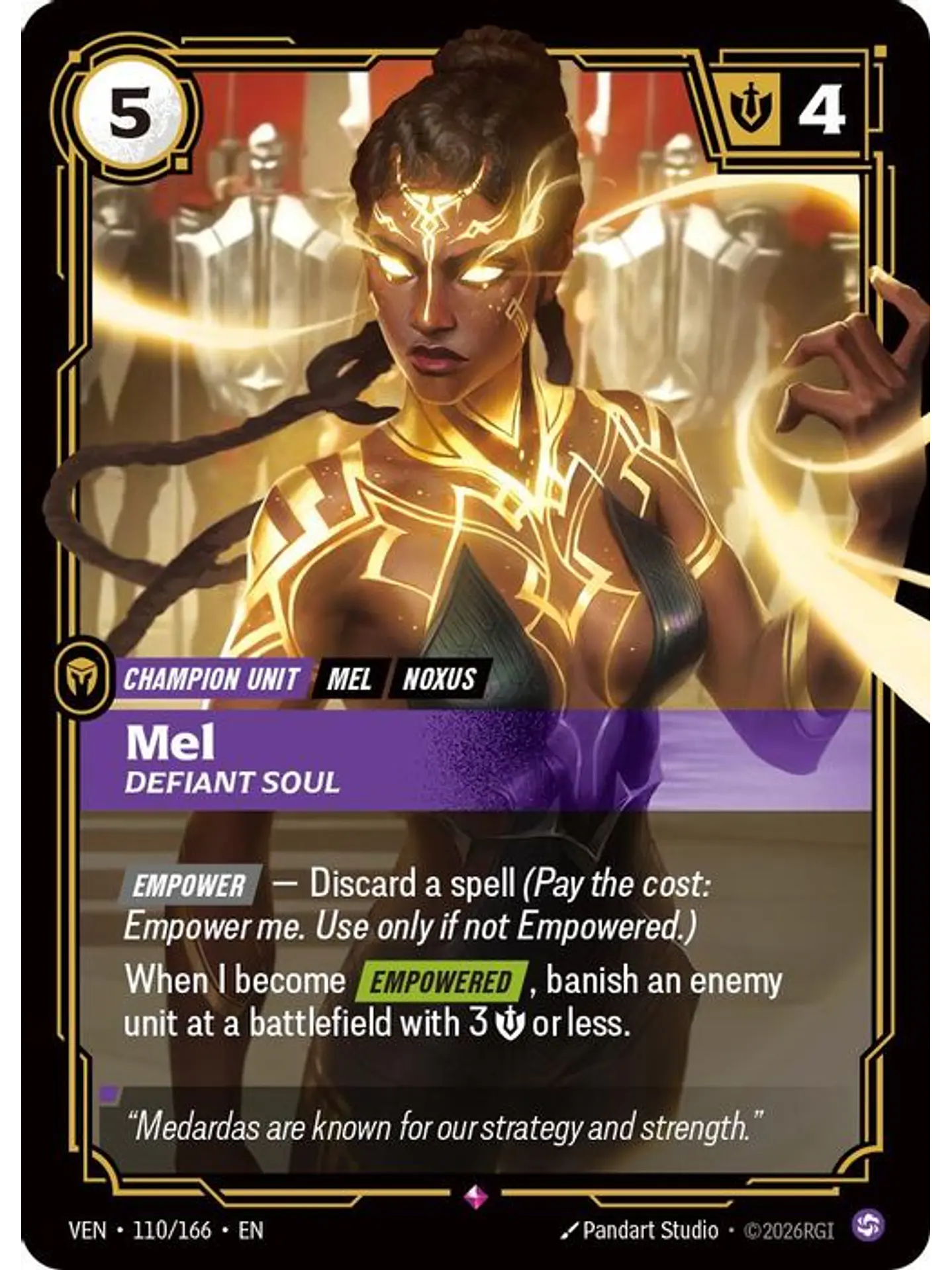 110/166 R Mel, Defiant Soul 1