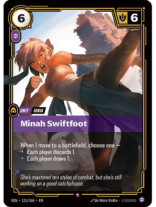 111/166 R Minah Swiftfoot