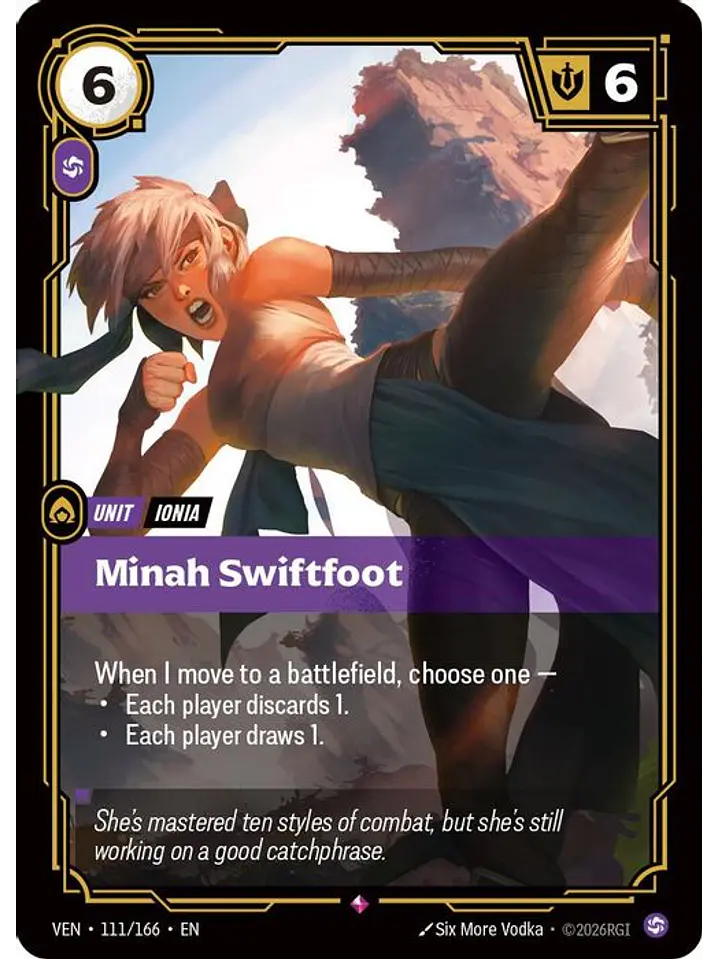 111/166 R Minah Swiftfoot 1