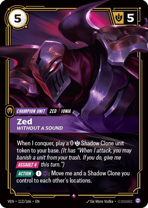 112/166 R Zed, Without a Sound