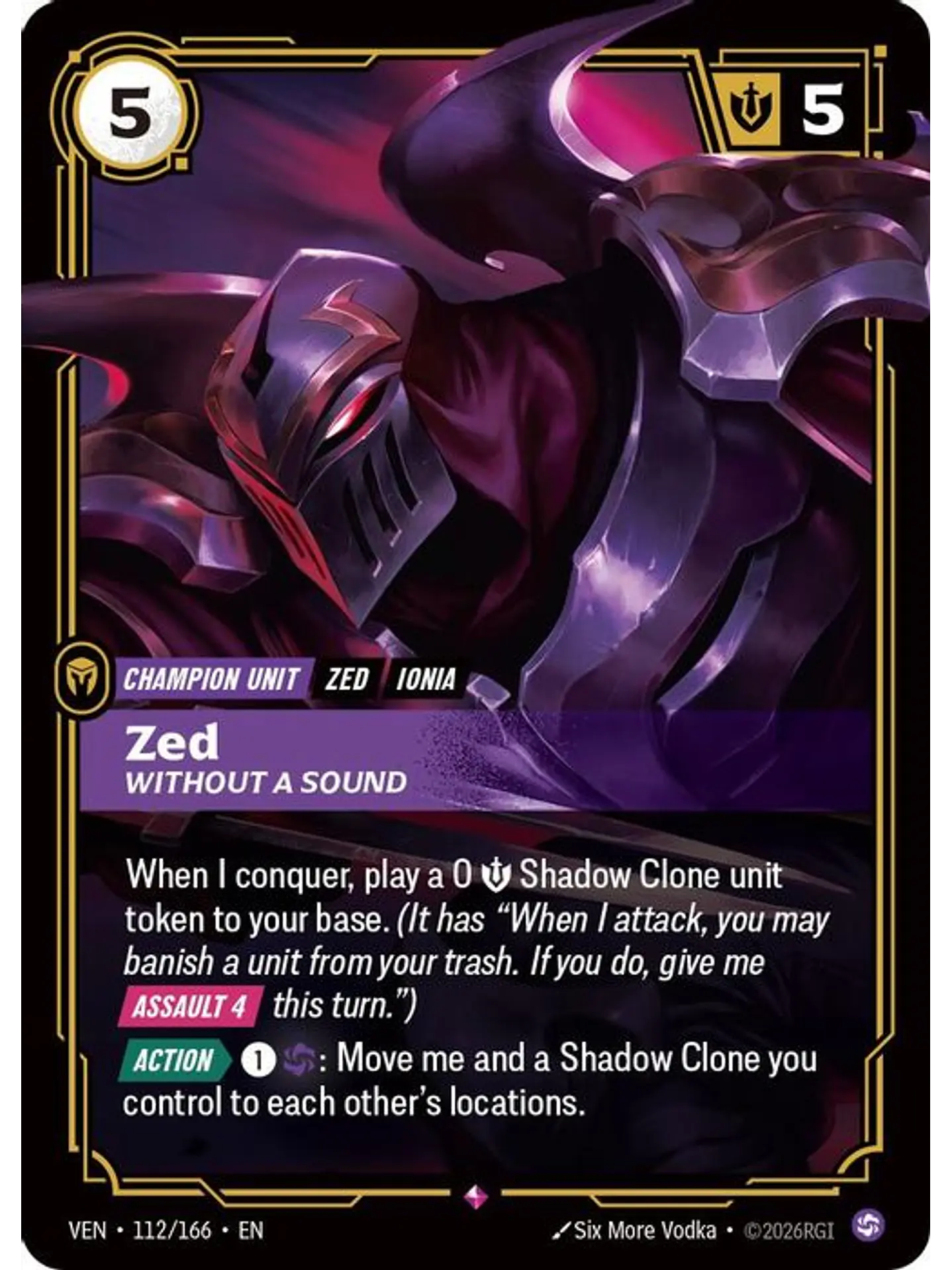 112/166 R Zed, Without a Sound 1