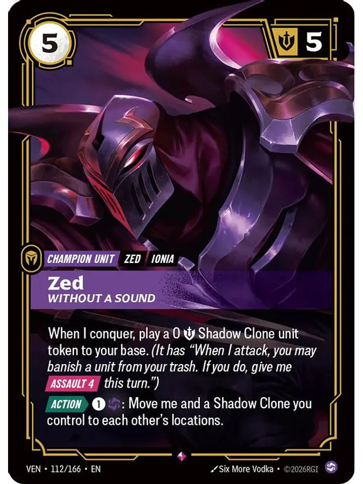112/166 R Zed, Without a Sound 1