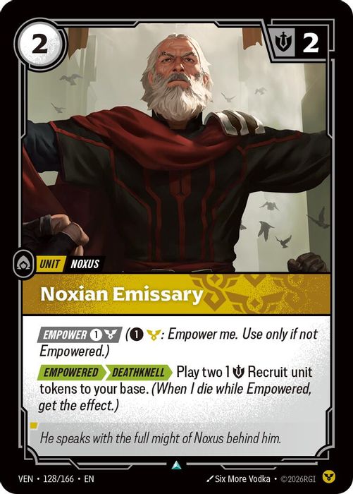 128/166 U Noxian Emissary