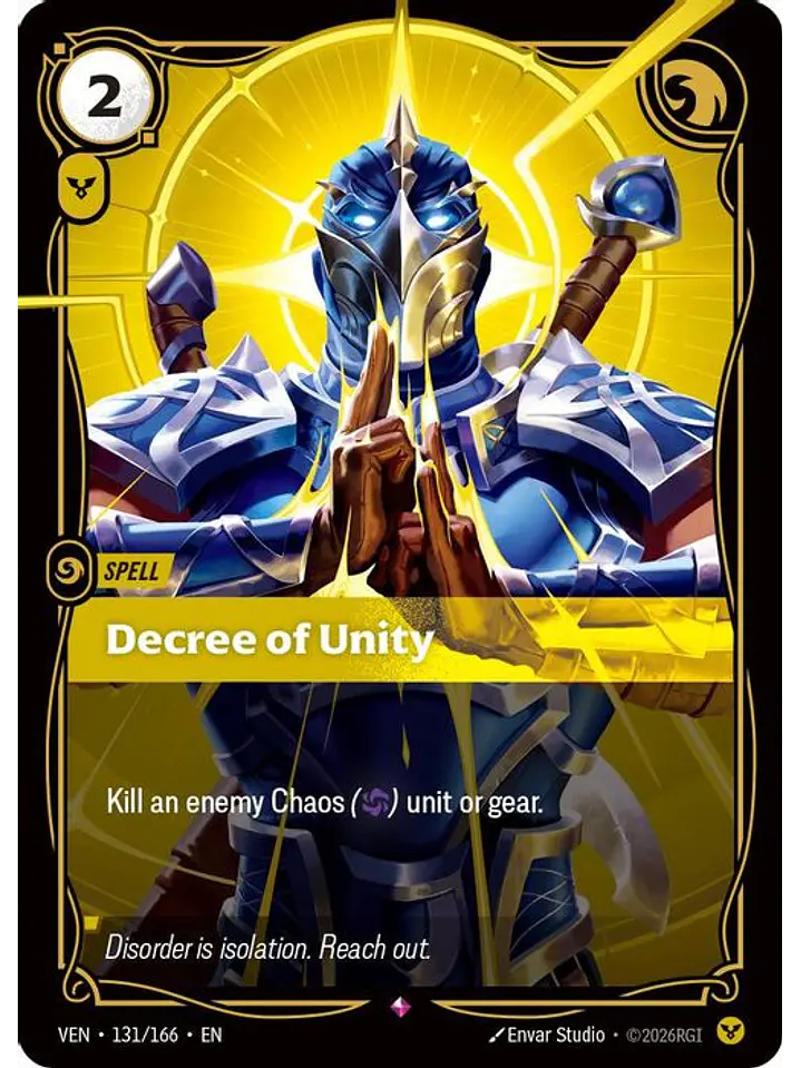 131/166 R Decree of Unity 1