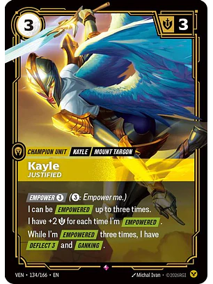 134/166 R Kayle, Justified