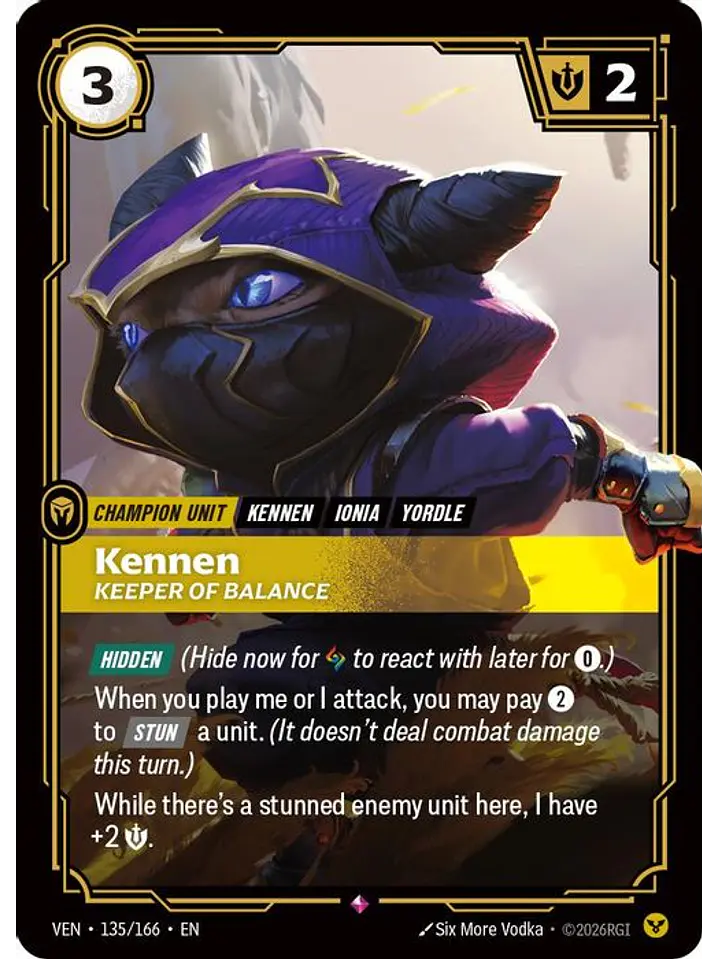 135/166 R Kennen, Keeper of Balance 1