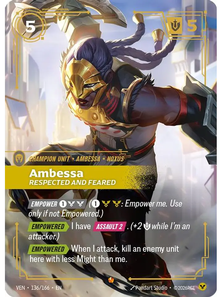 136/166 Epic Ambessa, Respected and Feared 1