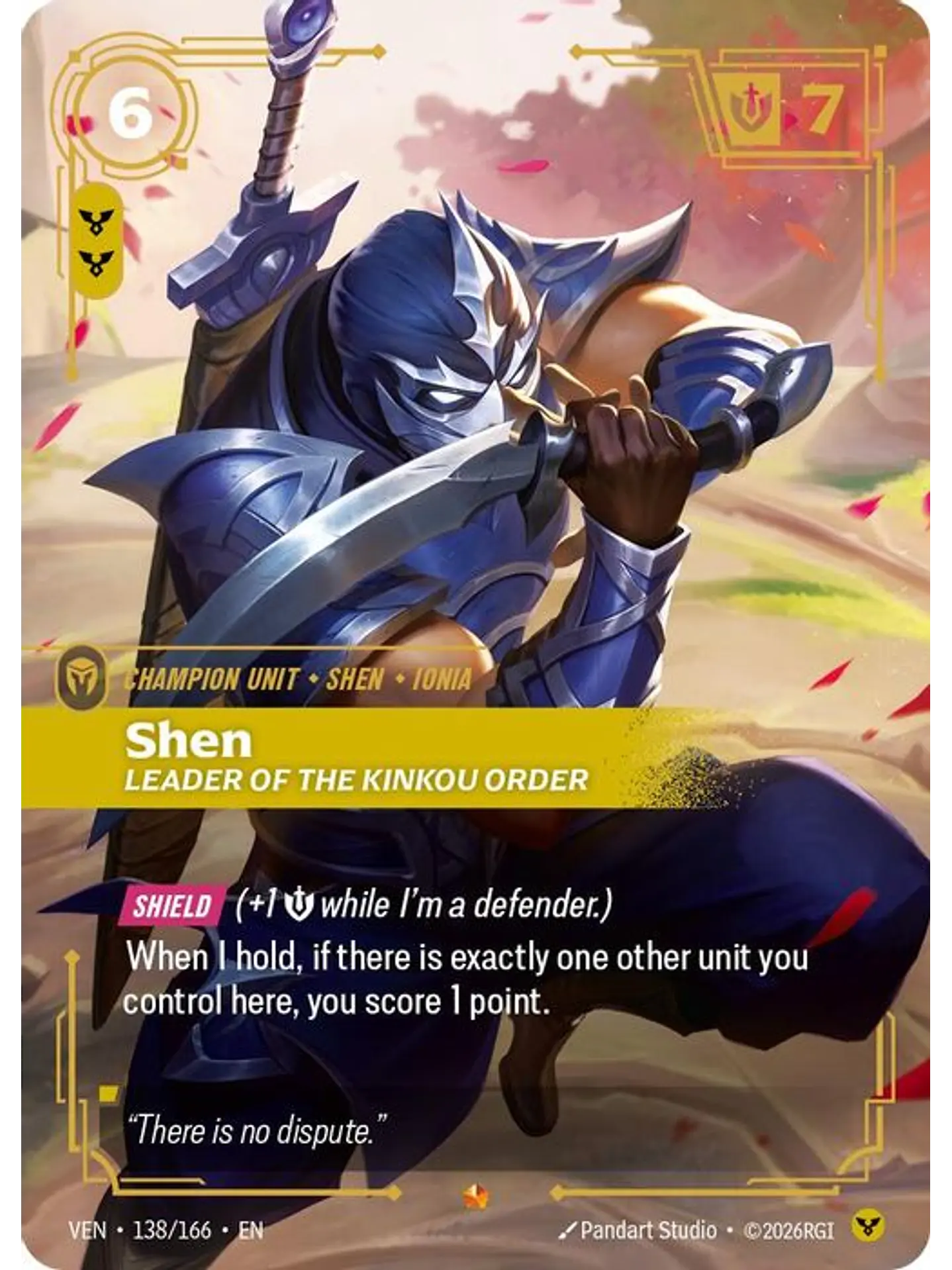 138/166 Epic Shen, Leader of the Kinkou Order 1