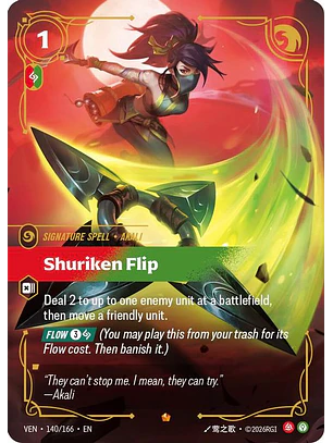 140/166 Epic Shuriken Flip