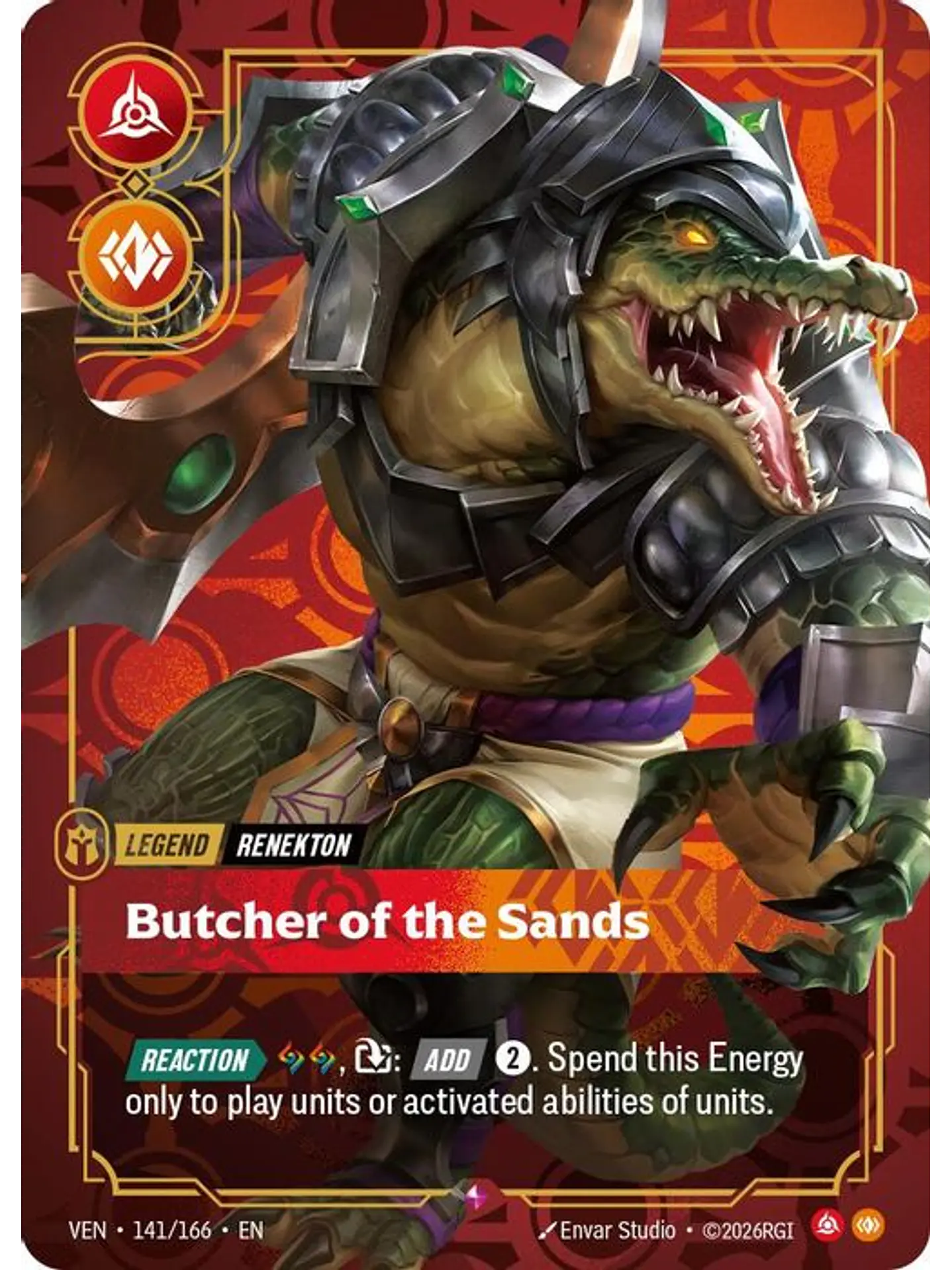 141/166 R enekton - Butcher of the Sands 1