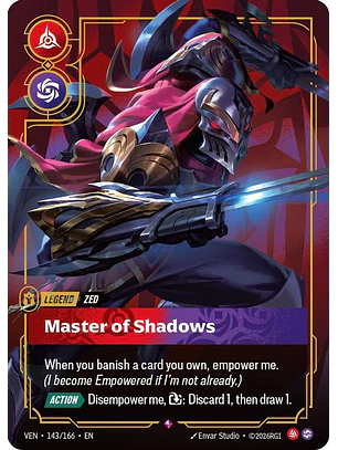 143/166 R Zed - Master of Shadows
