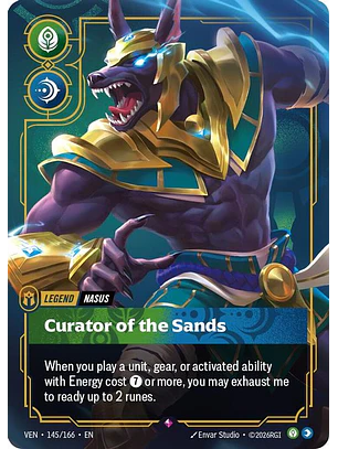 145/166 R Nasus - Curator of the Sands