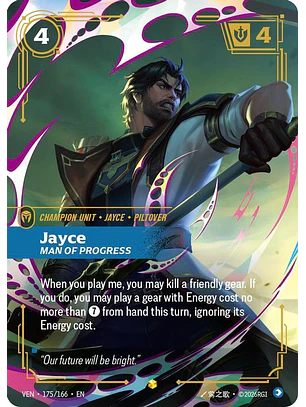 175/166 (Alternate Art) Jayce, Man of Progress