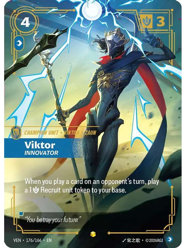 176/166 (Alternate Art) Viktor, Innovator 1