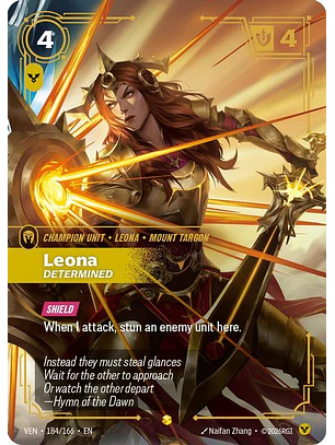 184/166 (Alternate Art) Leona, Determined