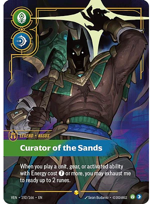 192/166 (Alternate Art) Nasus - Curator of the Sands (Overnumbered)