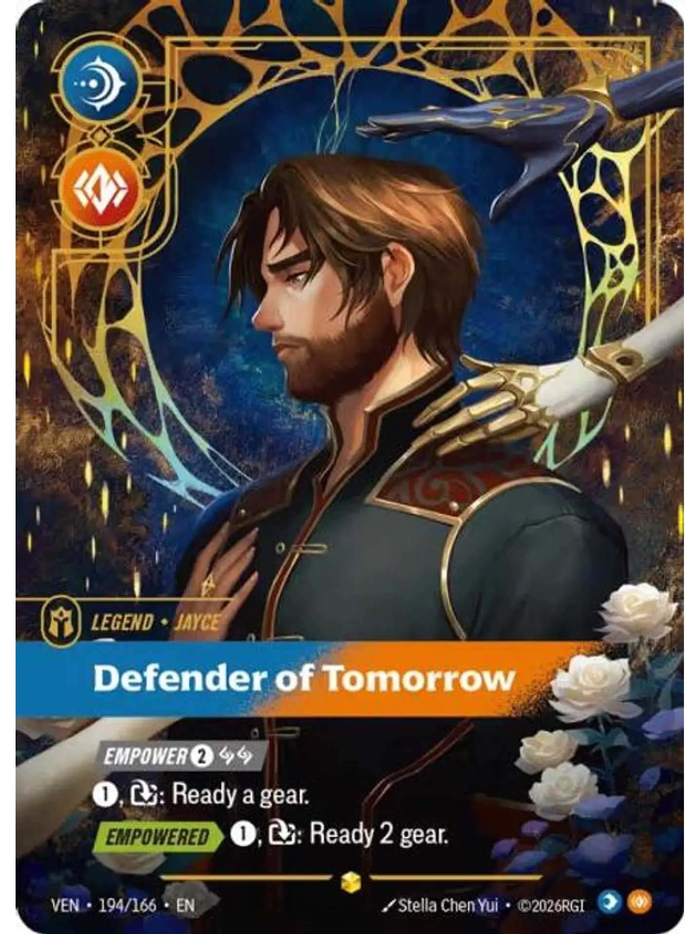 194/166 (Alternate Art) Jayce - Defender of Tomorrow (Overnumbered) 1