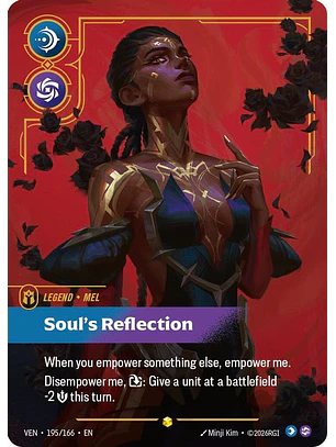 195/166 (Alternate Art) Mel - Soul's Reflection (Overnumbered)