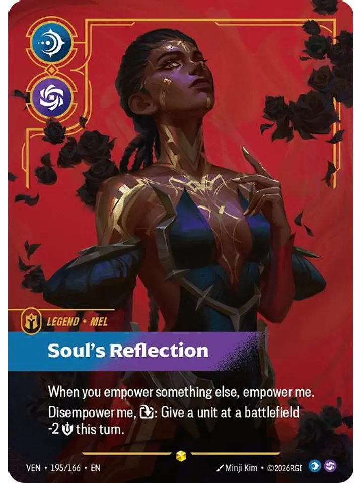 195/166 (Alternate Art) Mel - Soul's Reflection (Overnumbered) 1