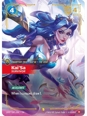 SP1/06 (Alternate Art) Kai'Sa, Survivor