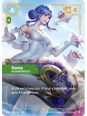 SP2/06 (Alternate Art) Sona, Harmonious