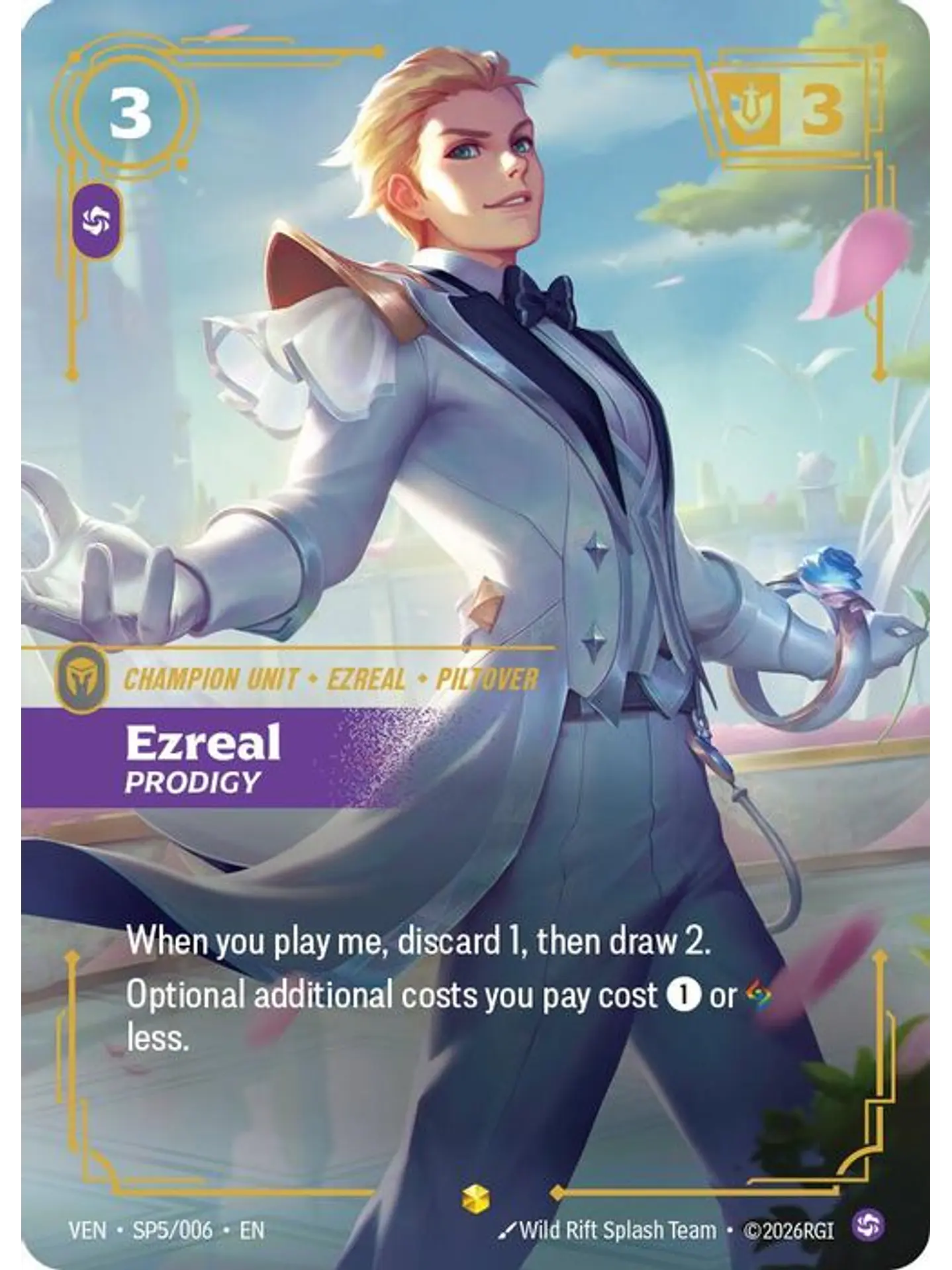 SP5/06 (Alternate Art) Ezreal, Prodigy 1