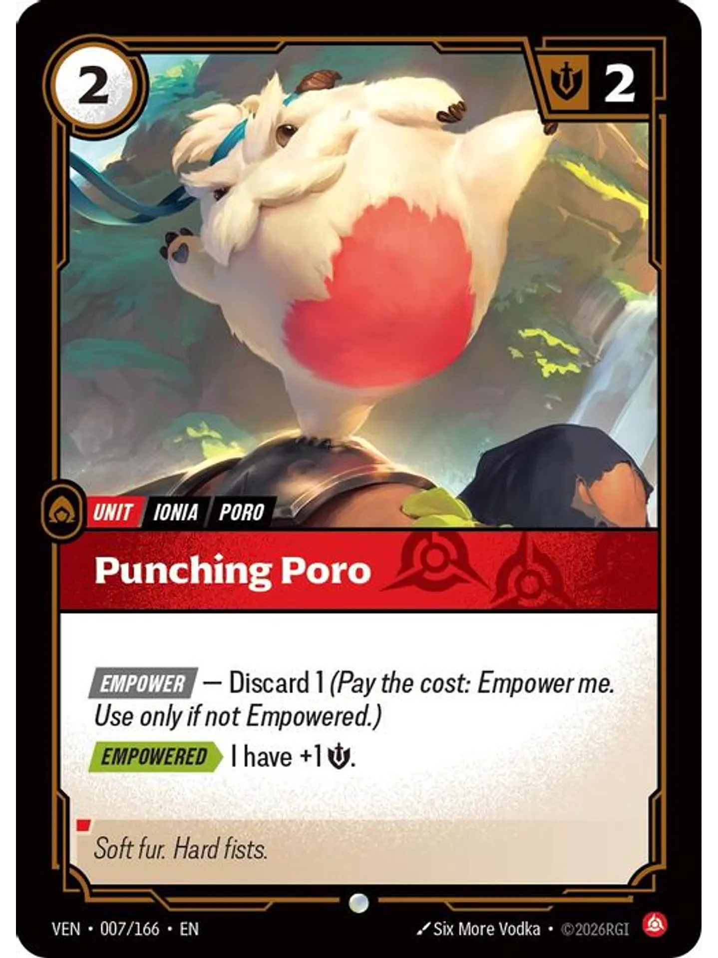 007/166 C Punching Poro (FOIL) 1