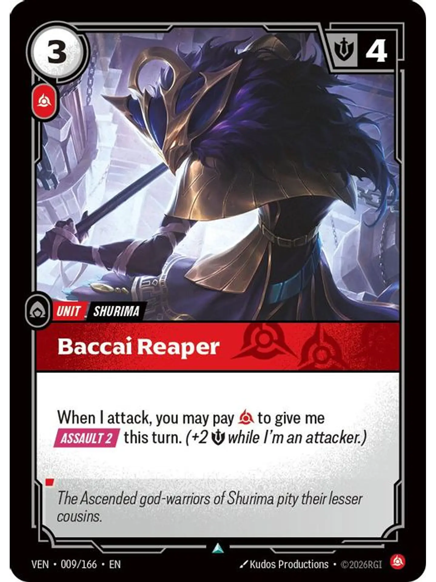 009/166 U Baccai Reaper (FOIL) 1
