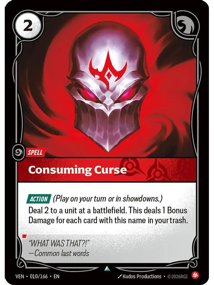 010/166 U Consuming Curse (FOIL) 1