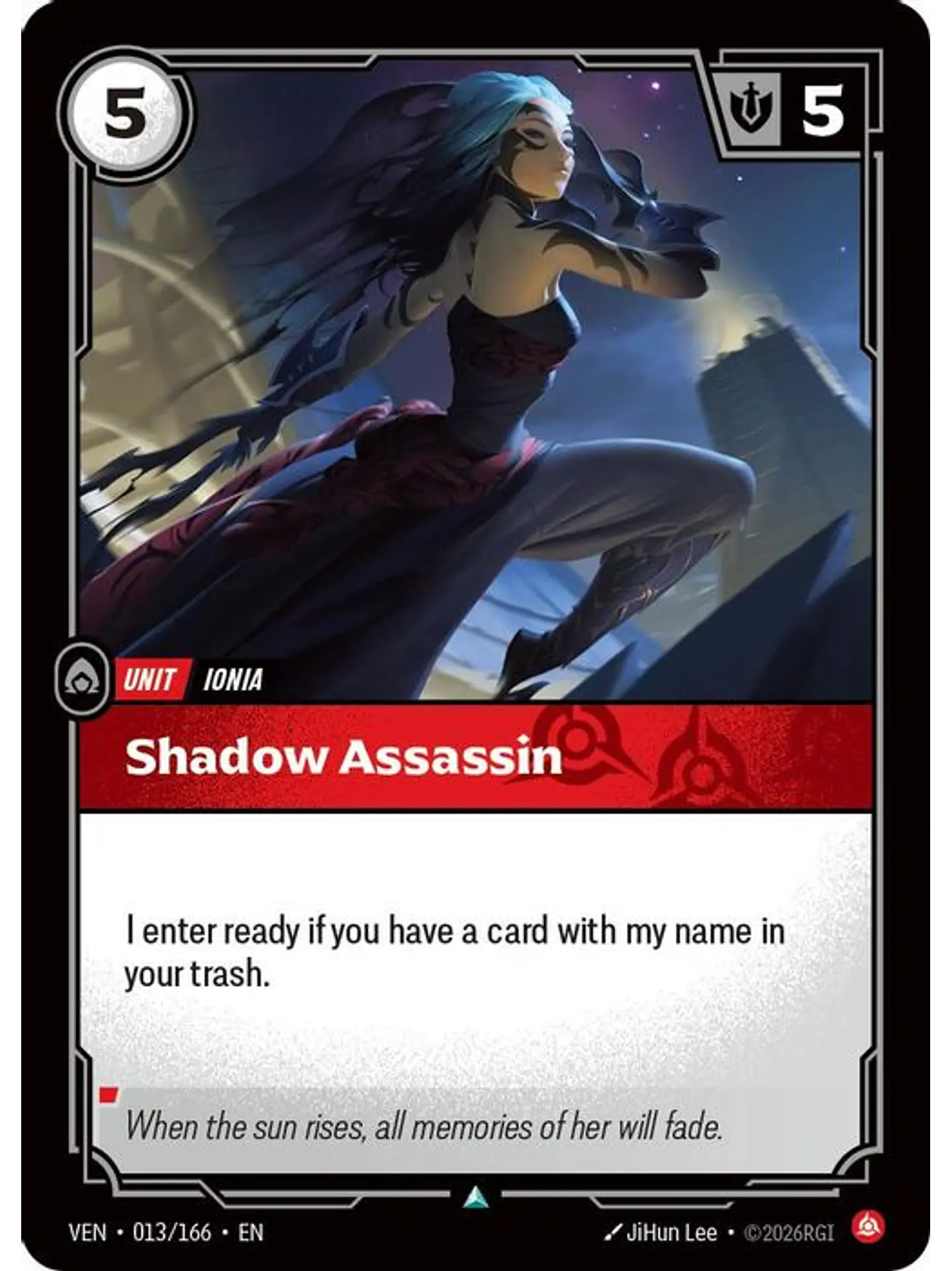 013/166 U Shadow Assassin (FOIL) 1