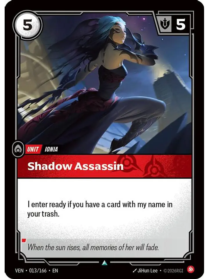 013/166 U Shadow Assassin (FOIL) 1