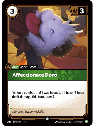 024/166 C Affectionate Poro (FOIL)
