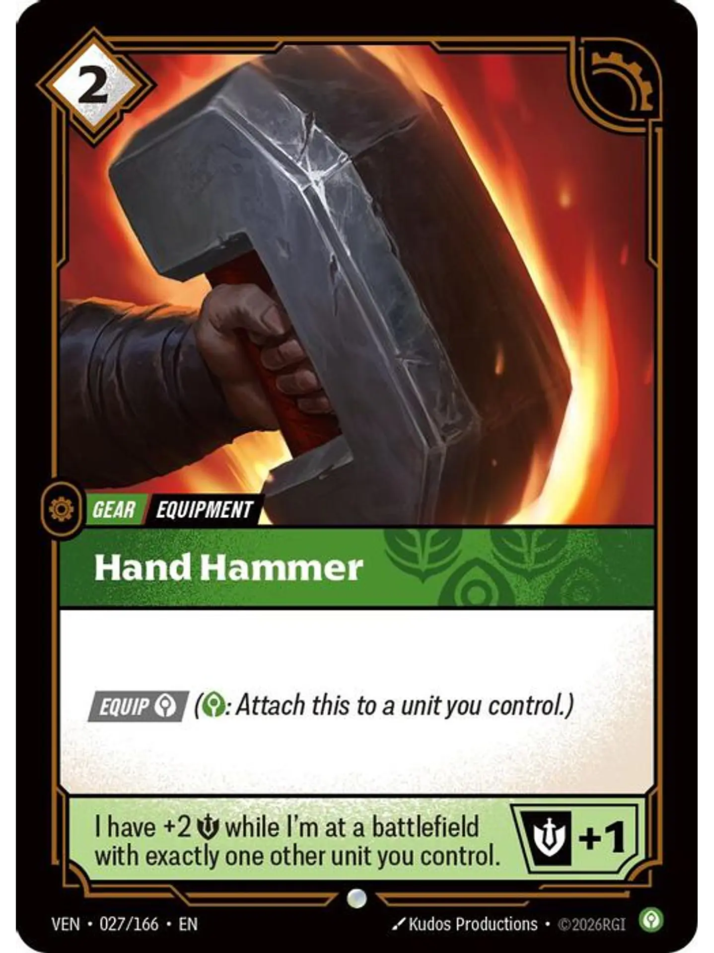 027/166 C Hand Hammer (FOIL) 1