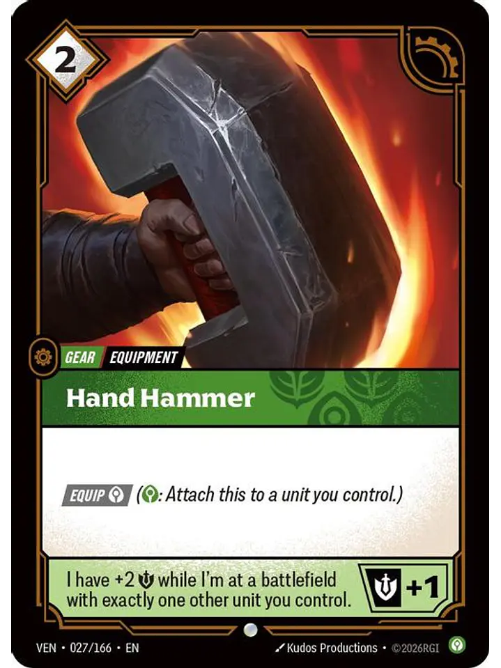 027/166 C Hand Hammer (FOIL) 1