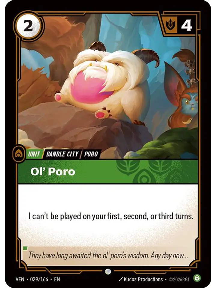 029/166 C Ol' Poro (FOIL) 1