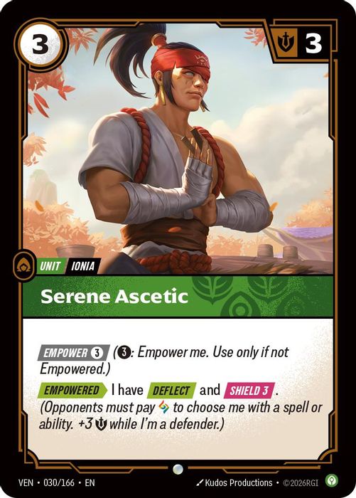 030/166 C Serene Ascetic (FOIL)