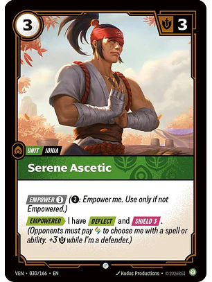 030/166 C Serene Ascetic (FOIL)