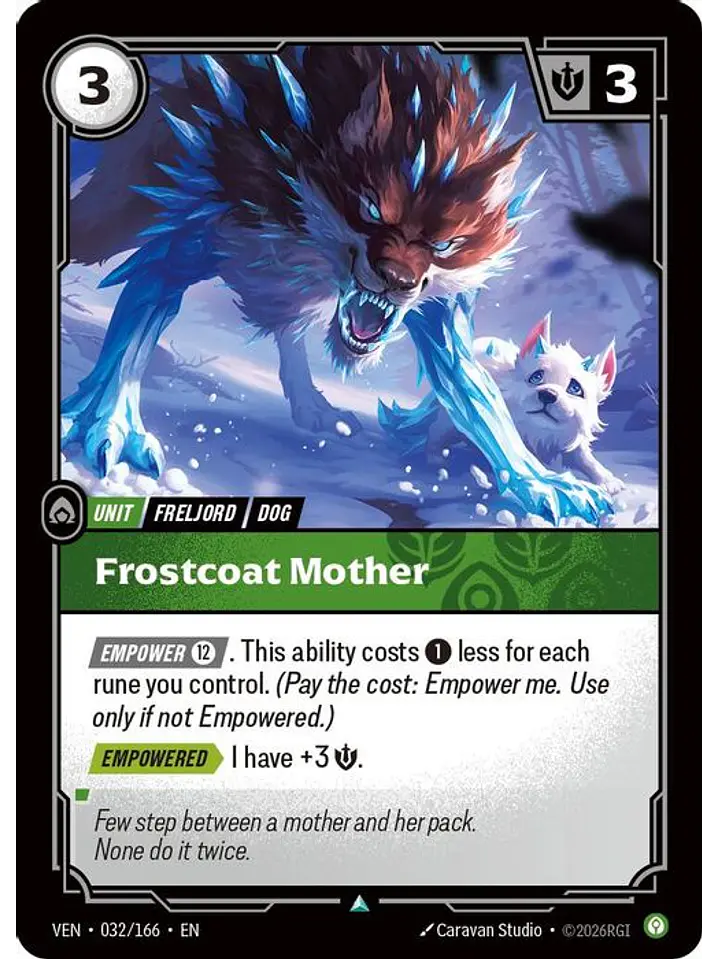 032/166 U Frostcoat Mother (FOIL) 1