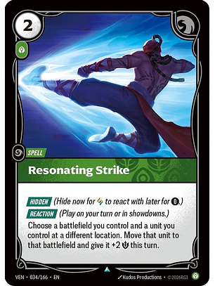 034/166 U Resonating Strike (FOIL)