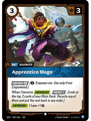 047/166 C Apprentice Mage (FOIL)