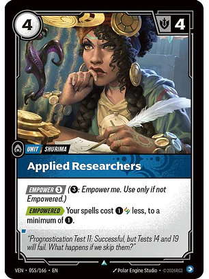 055/166 U Applied Researchers (FOIL)