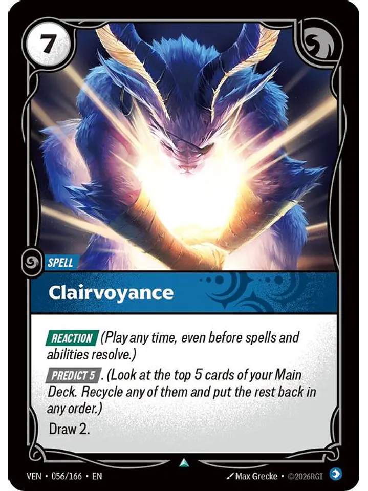 056/166 U Clairvoyance (FOIL) 1