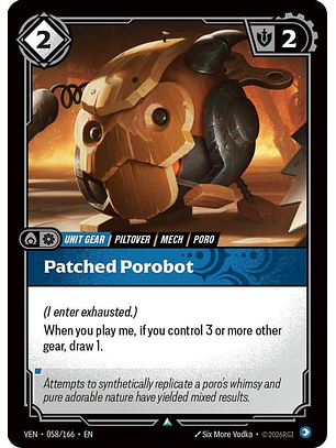 058/166 C Patched Porobot (FOIL)