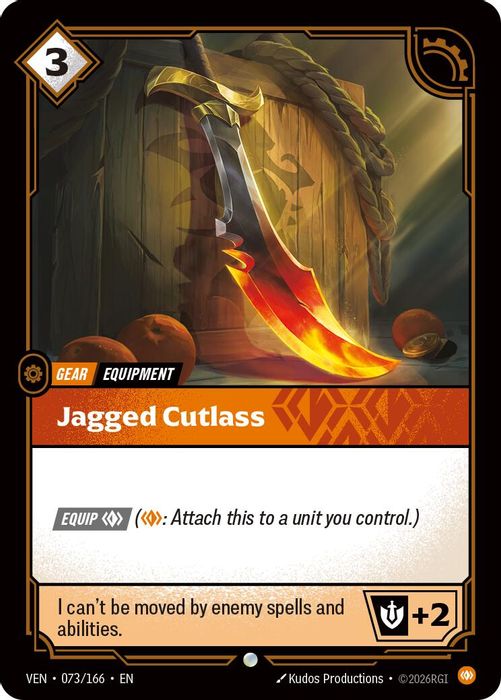 073/166 C Jagged Cutlass (FOIL)