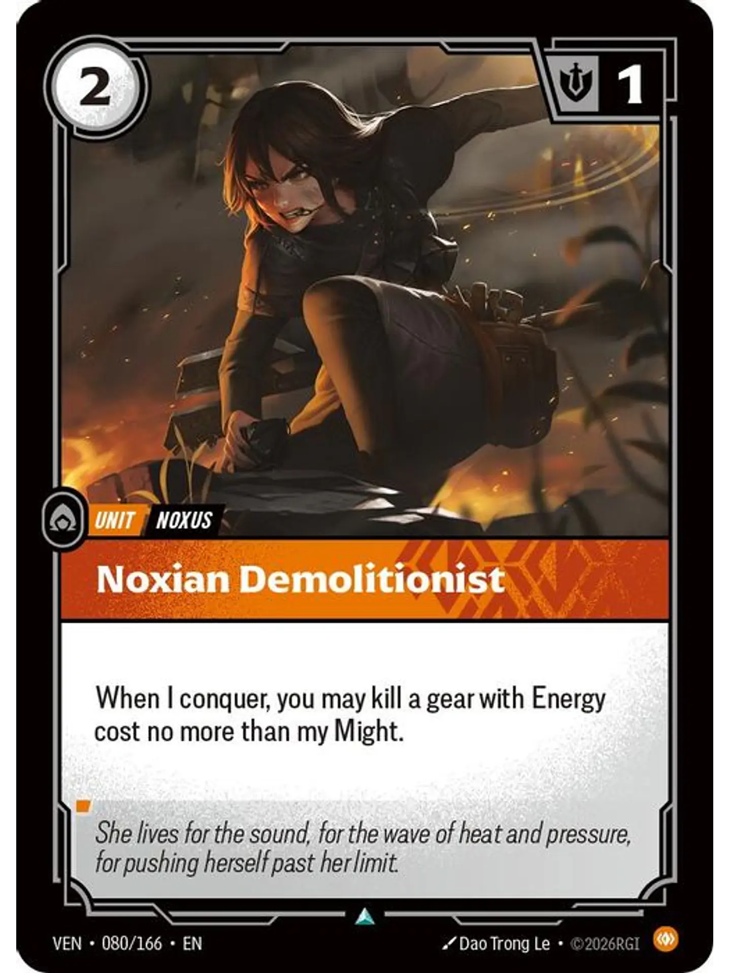 080/166 U Noxian Demolitionist (FOIL) 1
