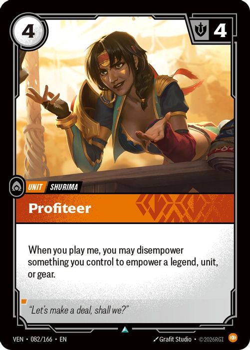 082/166 U Profiteer (FOIL)
